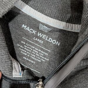 Mack Weldon Dark Gray Full-Zip Men’s Sweater